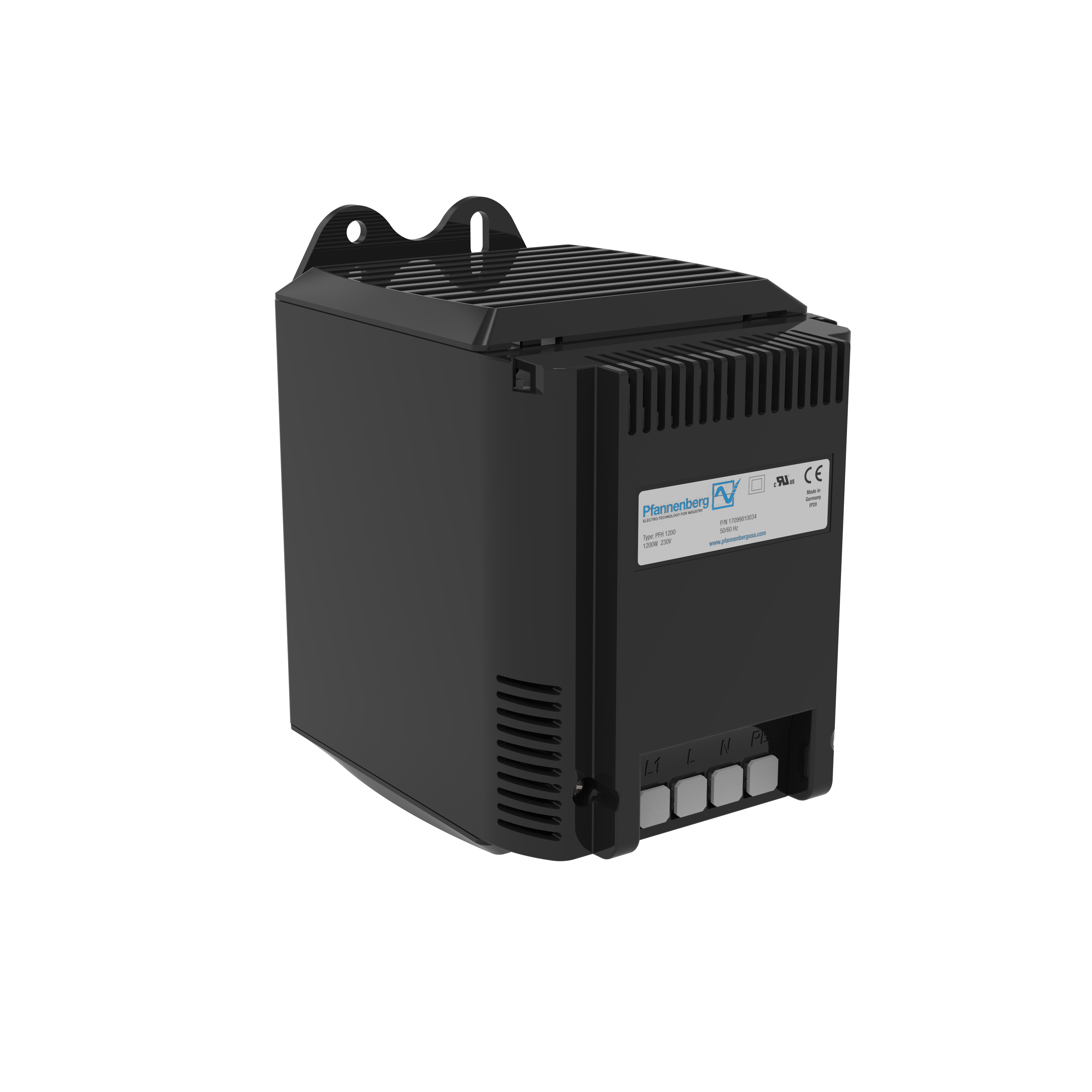 Compact Fan Heater PFH 400M Simultaneous Operation, 230AC,400W,IP 20,Screw terminal